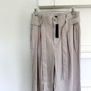 NWT Banana Republic Linen Blend Trouser Style Dress Pants